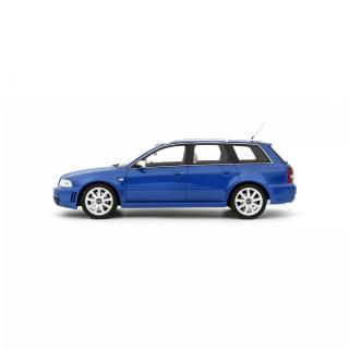AUDI RS 4 (B5) NOGARO BLUE 2000 OttO mobile 1:18 Resinemodell (Türen, Motorhaube... nicht zu öffnen!)
